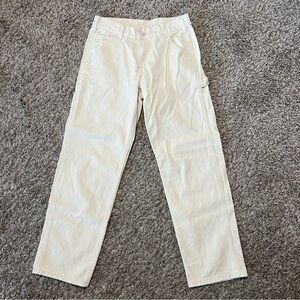 brandy melville addison pants / off white cream trousers